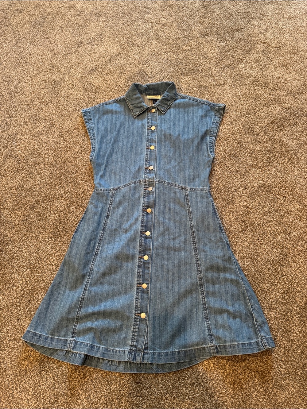 Universal Thread Blue Denim Button-Up Jacket